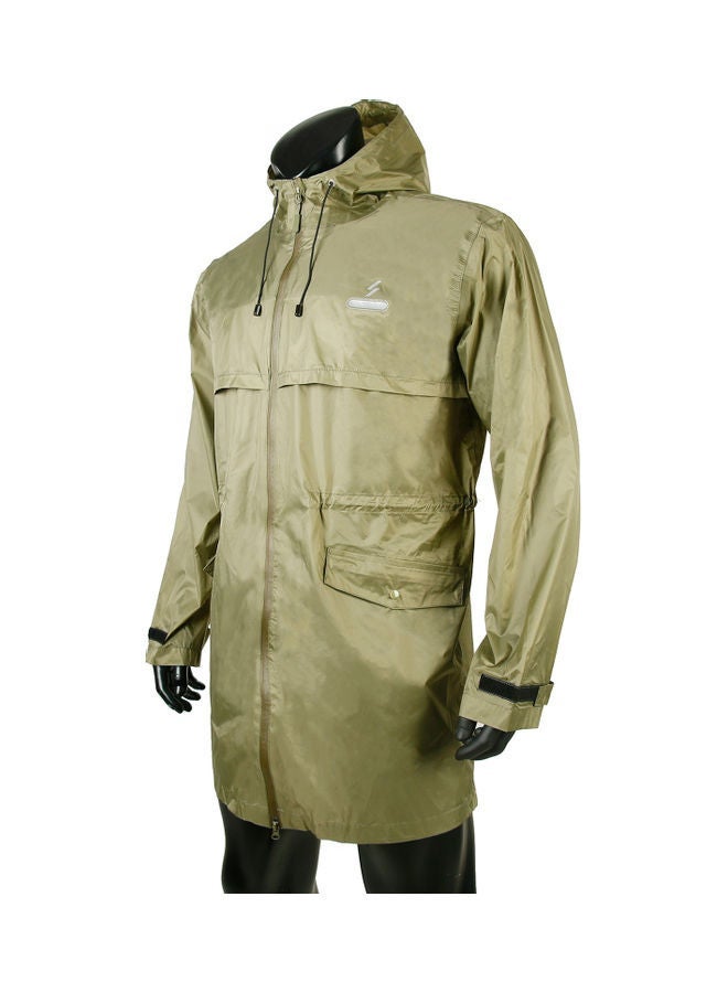 NIBEMINENT Long Waterproof Hooded Jacket - Image 2