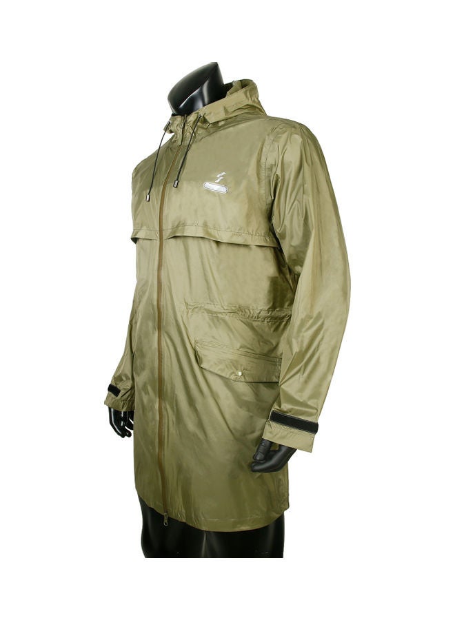 NIBEMINENT Long Waterproof Hooded Jacket - Image 4