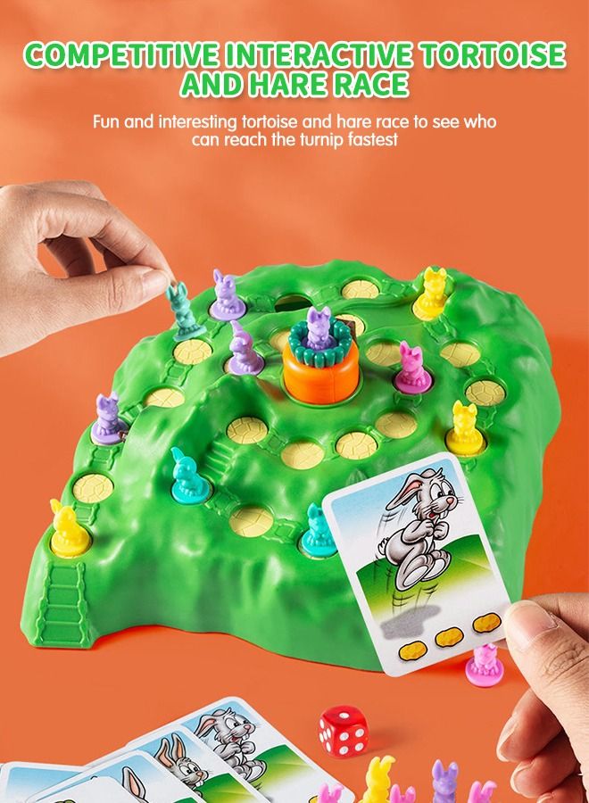 GROIC Rabbit Competitive Trap Game Toys, Rabbit Board Game, Rabbit Game Family Game Set, Children's Educational Toy Competitive Games - Image 4