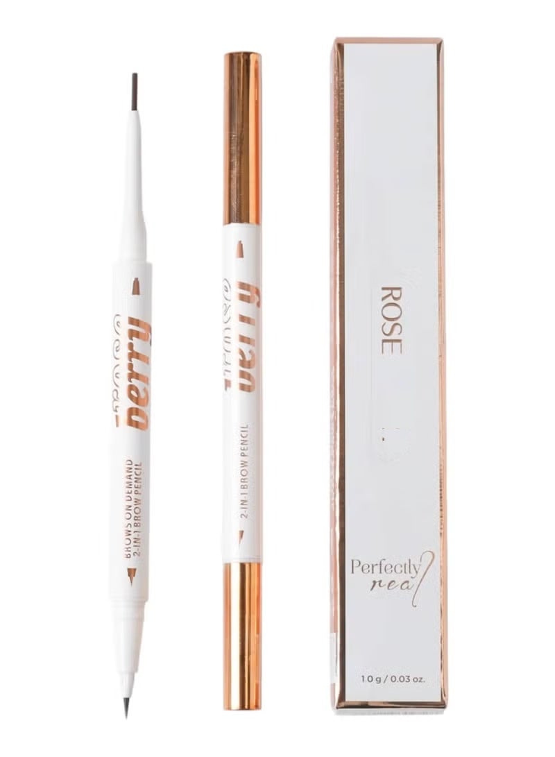 روز قلم الحواجب "Brows on Demand" (2 في 1) بمظهر طبيعي مثالي - Image 2