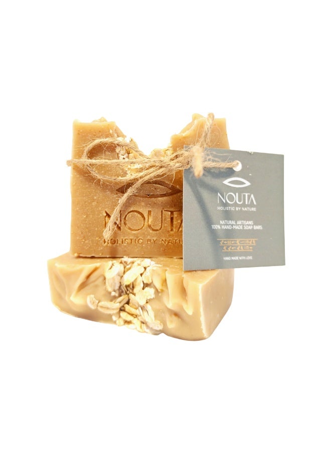 Nouta Golden Calm – Honey Oats Soap - Image 1