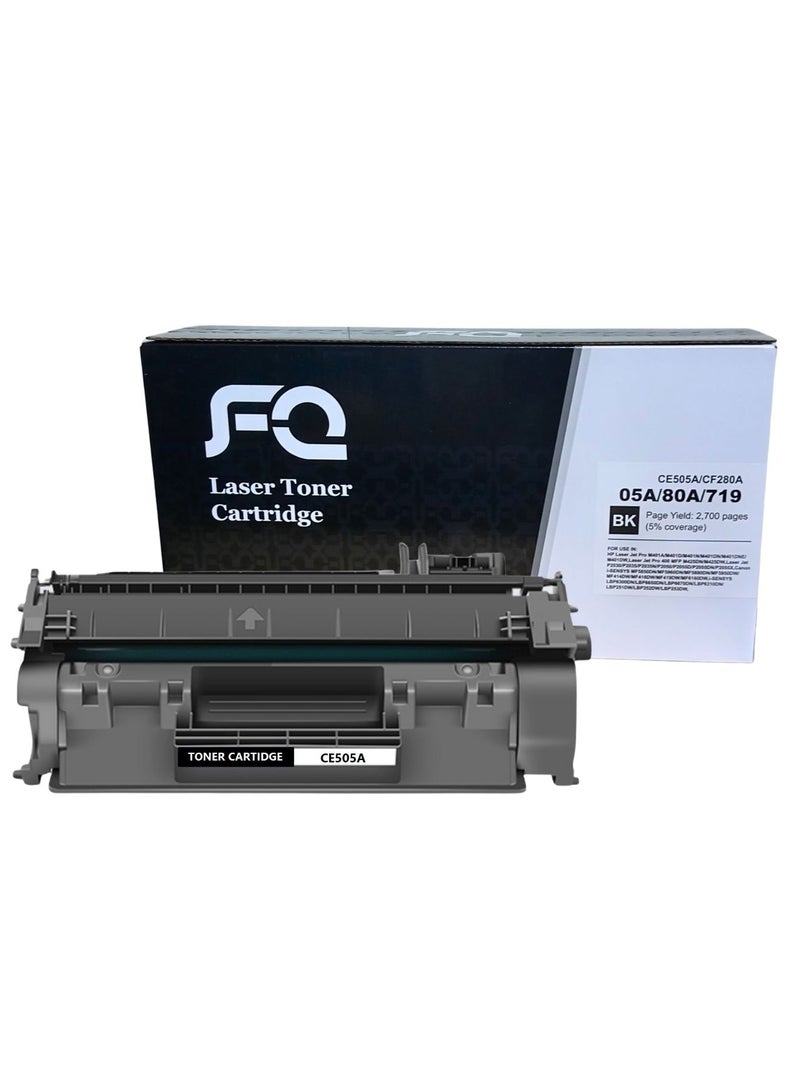 FQ 05A CE505A toner cartridge compatible with HP LaserJet Pro Series P2030, P2035, P2035n, HP LaserJet Pro Series P2050, P2055, P2055d, P2055dn, P2055X printers replacement , black color, - Image 2