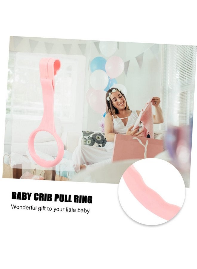 Unomor Unomor Pullups 1 Pair Bed Pull Ring Tools Boy Crib Rings Walking Assistant Stand up Rings Cot Hanging Rings Playpen Cot Ring Cot Handle Ring Nursery Ring Tie Rod Tool  - Image 2