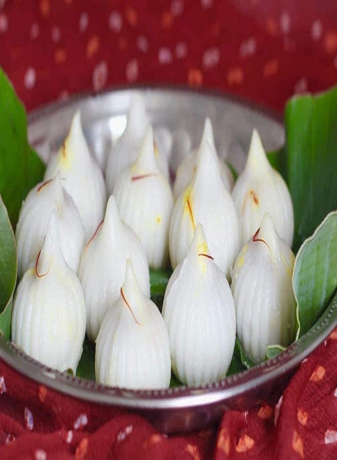 FlowAura Aluminum Modak Moulds (Set of 3) Size: 7 cm | (Medium) - Image 5