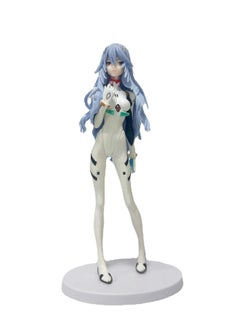 General EVA Evangelion anime character Rei Ayanami model ornament, PVC action figure long hair edition ornament collectible gift 22cm  - Image 1