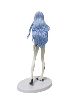General EVA Evangelion anime character Rei Ayanami model ornament, PVC action figure long hair edition ornament collectible gift 22cm  - Image 3