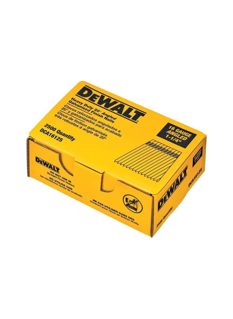DEWALT DEWALT Finish Nails, 20-Degree, 1-1/4-Inch, 16GA, 2000-Pack (DCA16125)  - Image 5