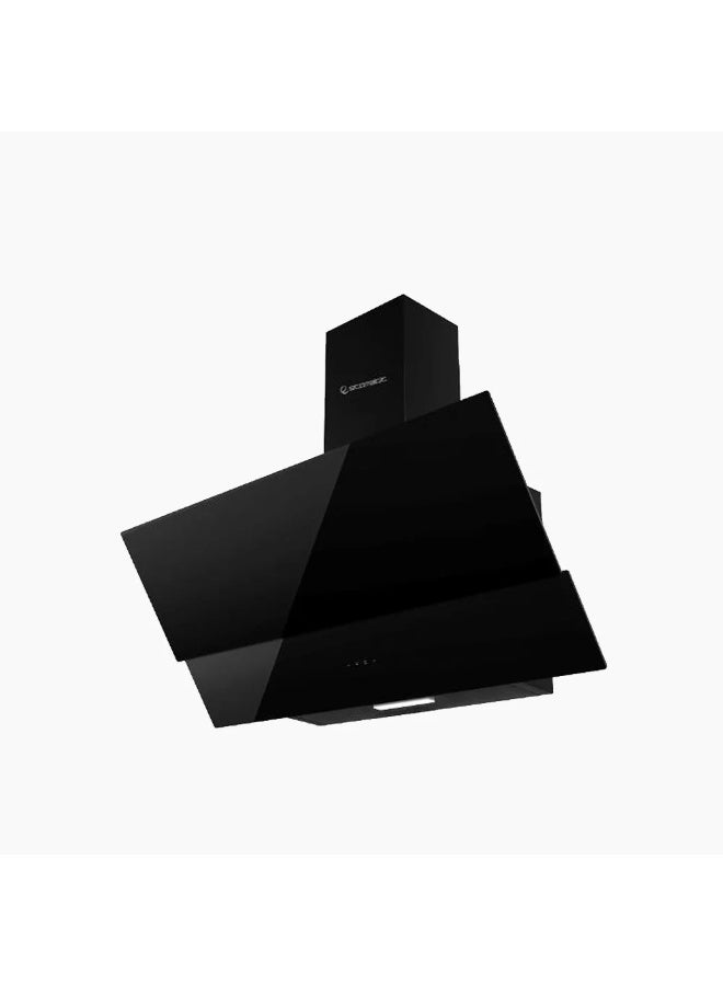 Ecomatic Decorative Cooker Hood 90cm  – Black Crystal, Remote Control, 3 Speeds, 1000 m³/h Suction, CleanAir Feature, LED Lighting - H9310MRT - Image 1