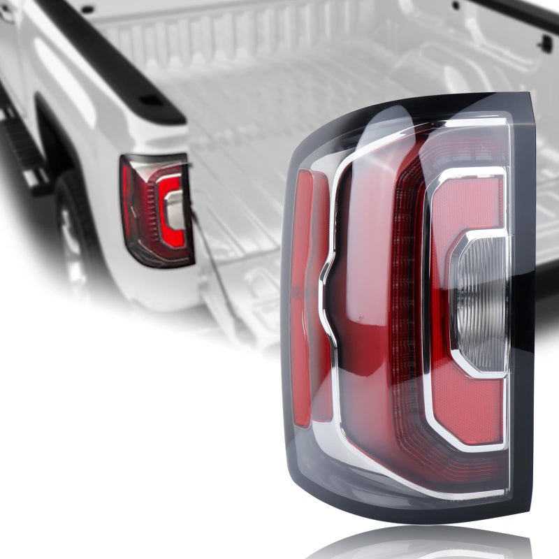 Duolctrams LED Tail Light Rear Lamp Assembly Compatible with 20162018 GMC Sierra 1500GMC Sierra 1500 Denali Left Driver Side 84233587 84365930 GM2800295