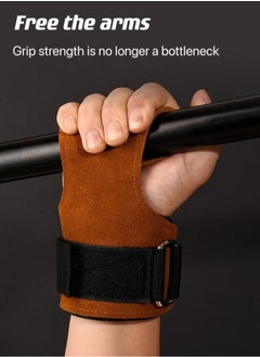 XiuWoo Gym training weight lifting belt for men and women gym gloves leather support for squat deadlift training gym belt weight lifting wraps hooks set (SIZE 110,120,130)  - Image 3