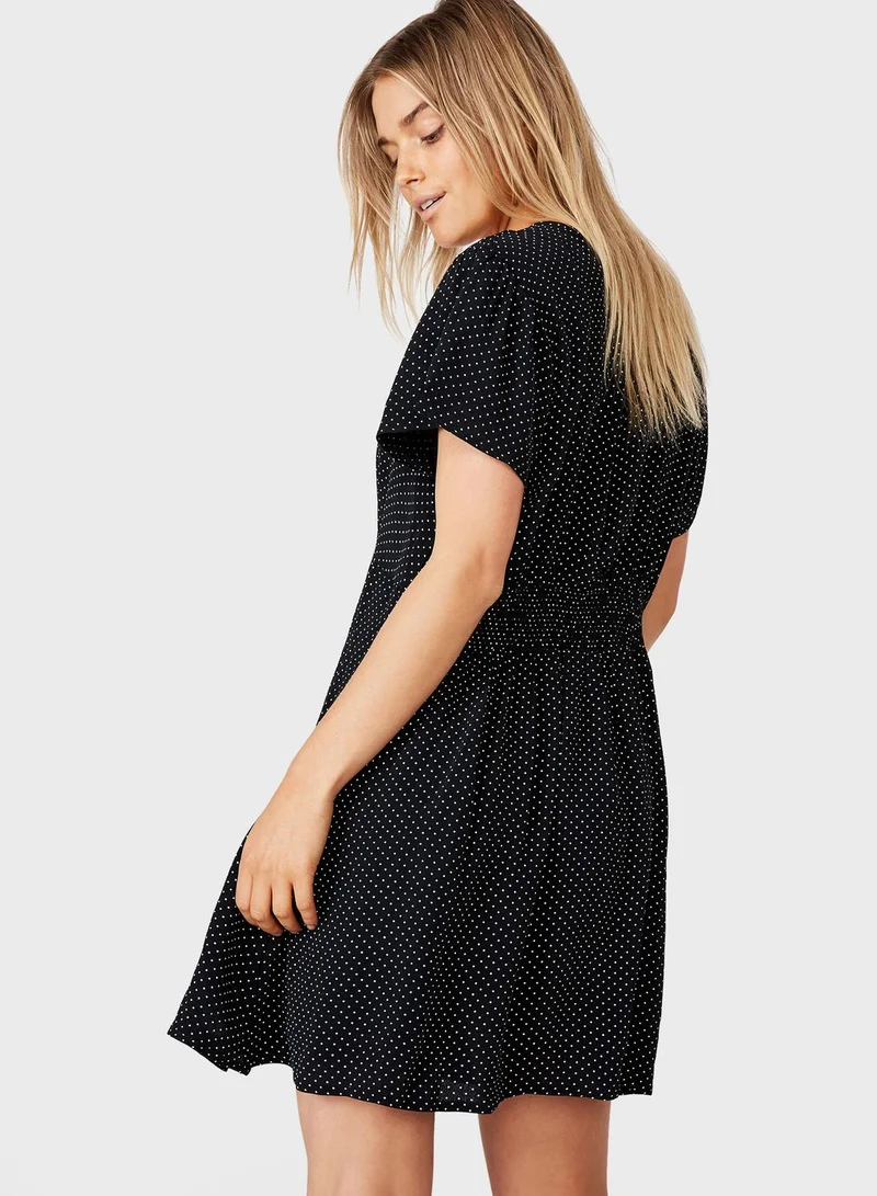 Cotton On Ruched Detail Dress