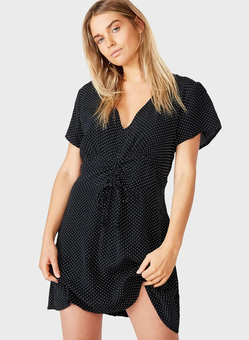 Cotton On Ruched Detail Dress