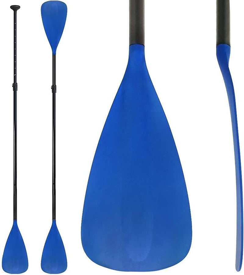 LBW SUP Paddle Board Paddle Stand up Paddleboard Paddles - 3-Piece or 4-Piece Floating Alloy Portable SUP Kayak Paddle Adjustable 2-Sided Paddle - Image 1
