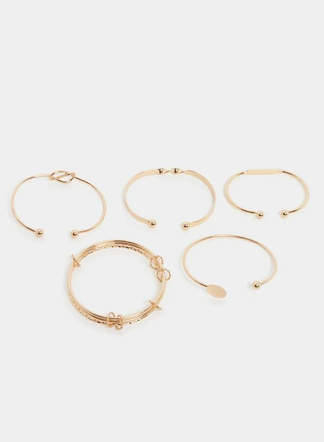 ستايلي مجموعة من 5 - سوار يد مُتنوع