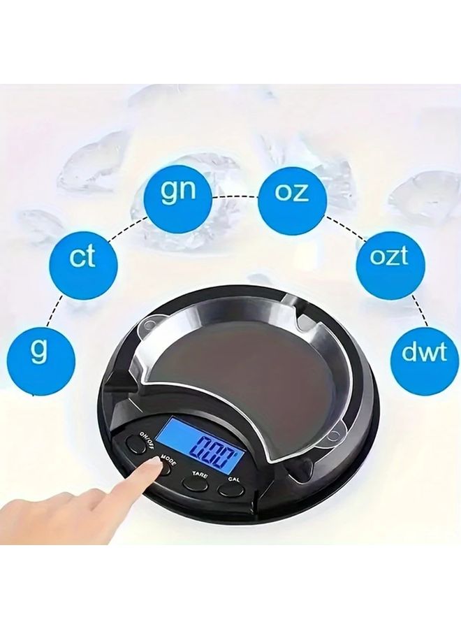 Mini Digital Pocket Scale 200g 0 01g High Precision LCD Backlight Portable Electronic Scale For Jewelry Gemstones Multi Unit Conversion Battery Powered - Image 5