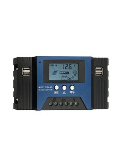 40A MPPT Solar Charge Controller 12/24V Auto Focus Solar Panel Controller Battery Intelligent Regulator with 4 USB Output Adjustable Parameter LCD Display Timer Setting