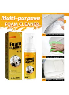 EELHOE Foam Cleaner For Car And House 60ml - Decontamination And Sterilization Glazing Maintenance Without Injuryto Hands Or Articles - Safe And Fast - Create Penetrating Foam To Absorb Hidden Dirt  - Image 3