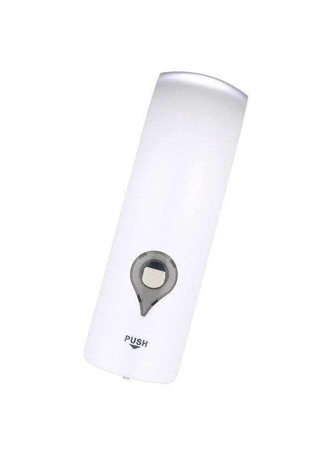 CHUANGDIAN 300ml Wall Mounted Single-Head Manual Soap Dispenser Shower Gel Liquid Shampoo Dispenser Holder--White  - Image 1
