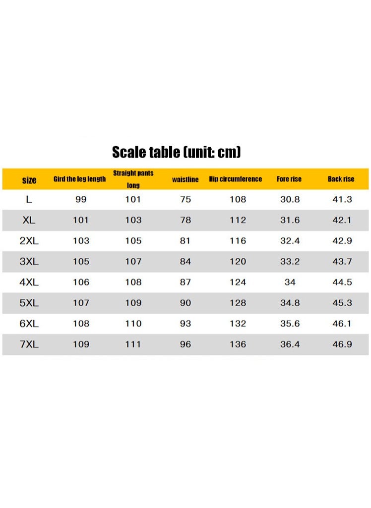 NIBEMINENT Men's Winter Warm Fleece Lined Pants Outdoor Sports Camping Straight Pants Hiking Pants Thicken Thermal Trousers  - Image 5