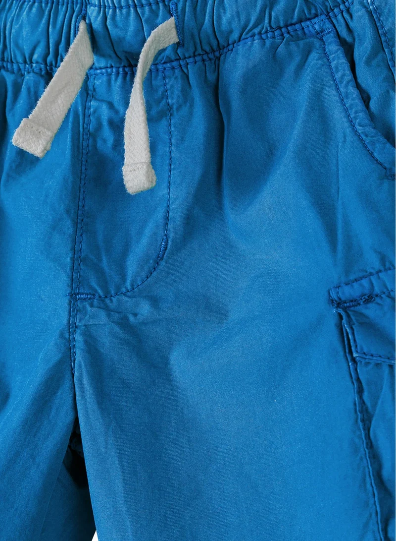 MINOTI Kids Poplin Cargo Shorts
