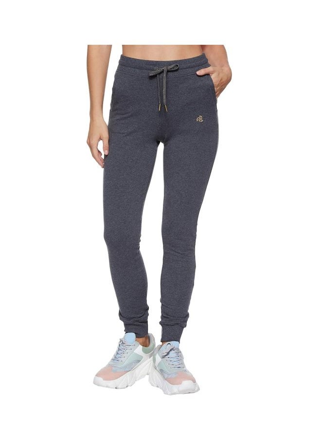 JOCKEY Jockey 1323 Women Super Combed Cotton Elastane French Terry Slim Fit Joggers with Zipper Pockets  - Image 1