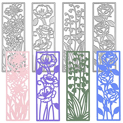 SENHAI 6 Pcs Flower Die Cutting DIY Craft Die for Card Making & Scrapbook Album Decoration - Image 2