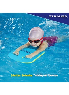 STRAUSS Swimming Kick Board | Floating Board for Swimming Pool Training Aid Exercise Equipment | Swimming Accessories for Adults and Kids | Swimming Float Pad for Beginners,(Blue) - pzsku/ZAD6AEDDDECF068360130Z/45/_/1737805884/44317bbd-41ae-4553-97bc-1647330733b9