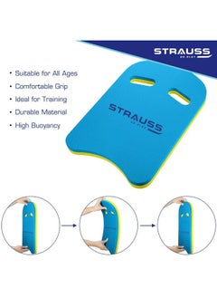 STRAUSS Swimming Kick Board | Floating Board for Swimming Pool Training Aid Exercise Equipment | Swimming Accessories for Adults and Kids | Swimming Float Pad for Beginners,(Blue) - pzsku/ZAD6AEDDDECF068360130Z/45/_/1737806005/2296bb5c-0524-46b3-8a5b-4eece64085ad