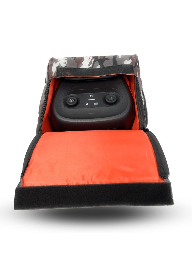 Angry Bull Speaker Bag Safety Storage Case with Handy Strap Travel Bag Compatible for (JBL PARTYBOX 110 BAG ARMY-G) - Image 3