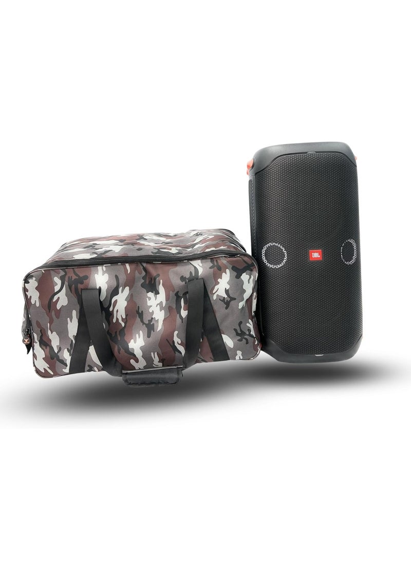 Angry Bull Speaker Bag Safety Storage Case with Handy Strap Travel Bag Compatible for (JBL PARTYBOX 110 BAG ARMY-G) - Image 2