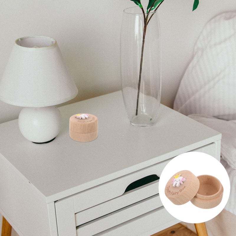 2pcs Baby Tooth Keepsake Box Teeth Container Box Lost Tooth Holder Tooth Saver - Image 2