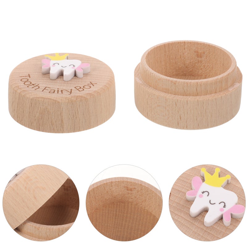 2pcs Baby Tooth Keepsake Box Teeth Container Box Lost Tooth Holder Tooth Saver - Image 3