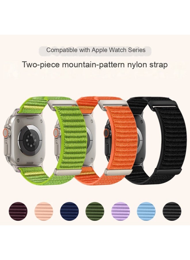 Breathable Nylon Strap for Apple Watch Series 10 & 11 - Adjustable and Comfortable Watch Band - Image 2