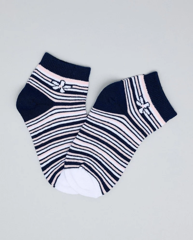 أر أند بي 3 Pack Printed Ankle Socks