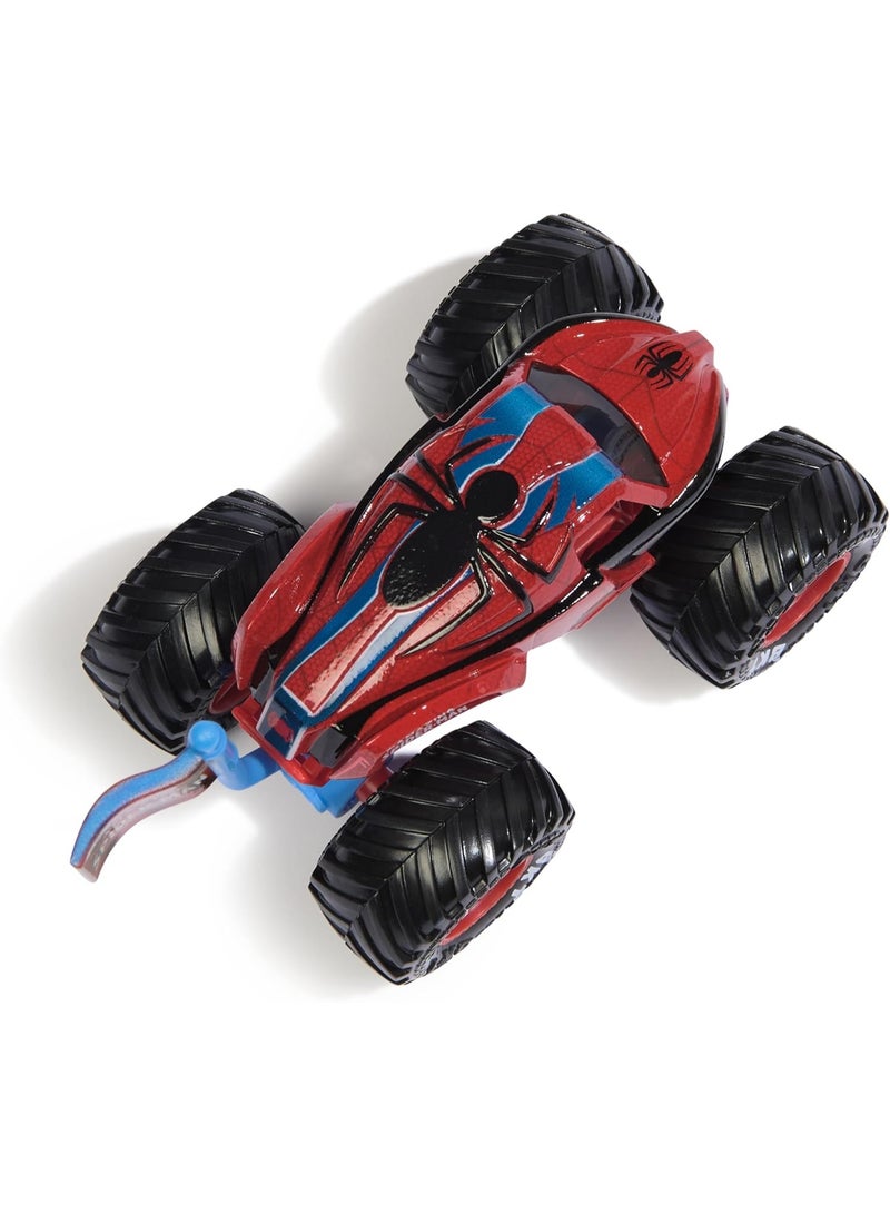 Monster Jam Marvel Vehicles 1:64 Scale Spiderman 6074263 - Image 3