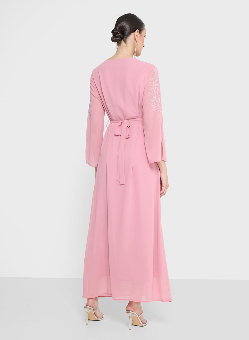 خزانة فستان مزين بأكمام الجرس - Image 2