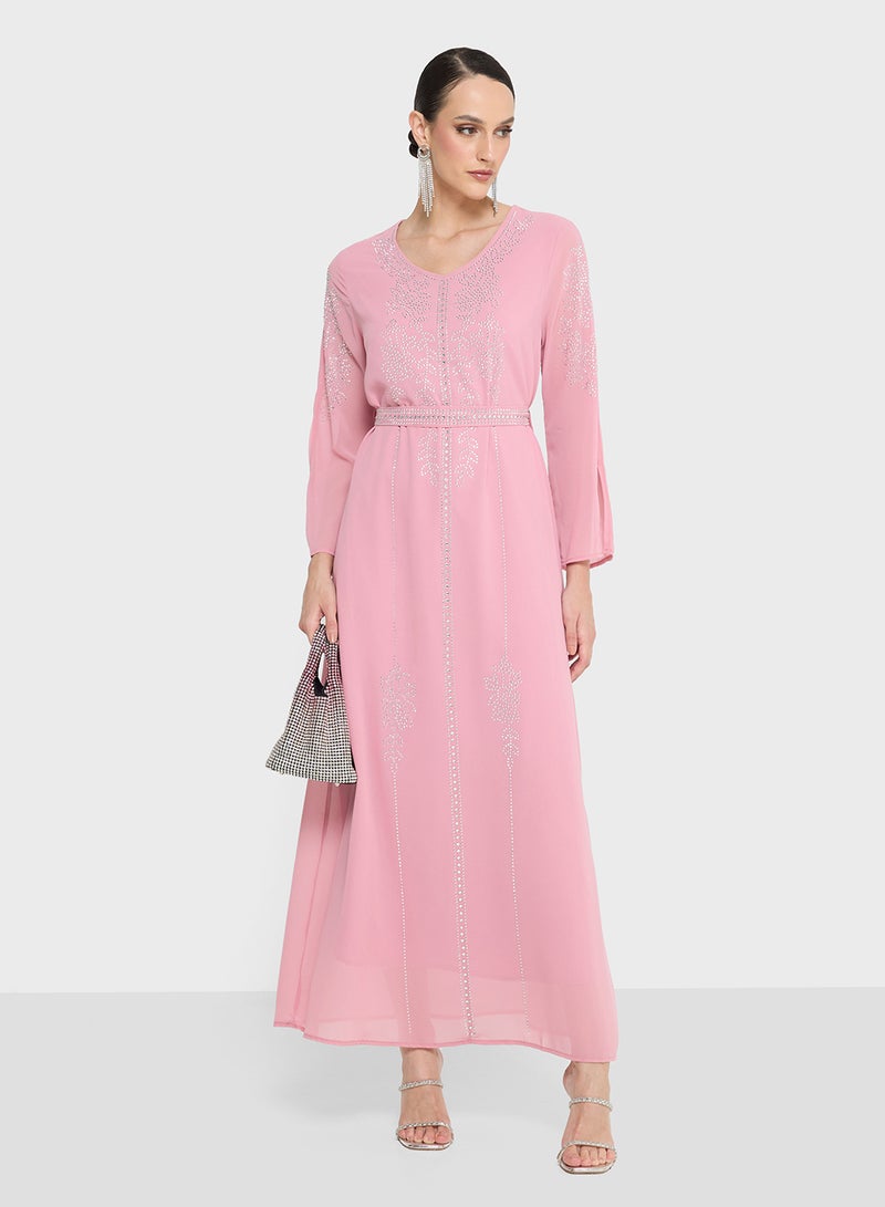 خزانة فستان مزين بأكمام الجرس - Image 4