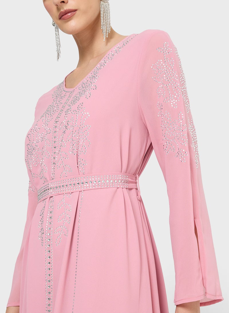 خزانة فستان مزين بأكمام الجرس - Image 3