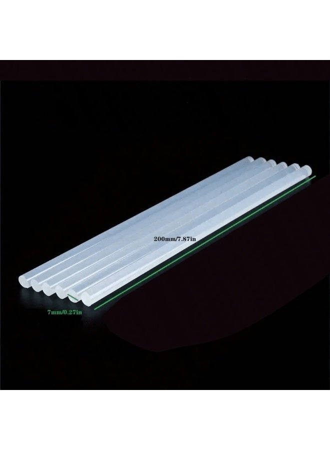 أعواد غراء شفافة ذائبة ساخنة لمسدسات الغراء الكبيرة - عبوة من 40 عودًا، وزن إجمالي 500 غرام - لاصق قوي، سريع الجفاف، أعواد غراء شفافة للاستخدامات اليدوية والحرفية والصناعية - Image 2