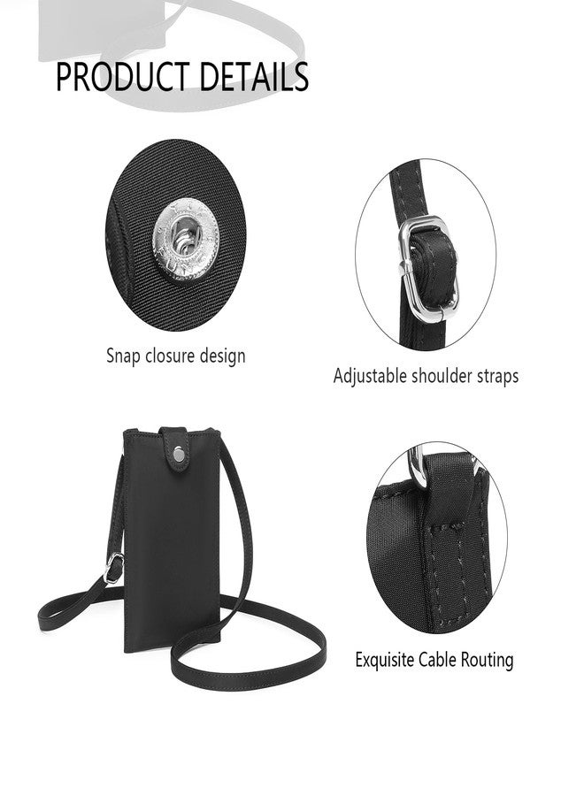 YONBEN Crossbody Bag with Adjustable Strap and Dash Cell Phone Holder Nylon - Image 3