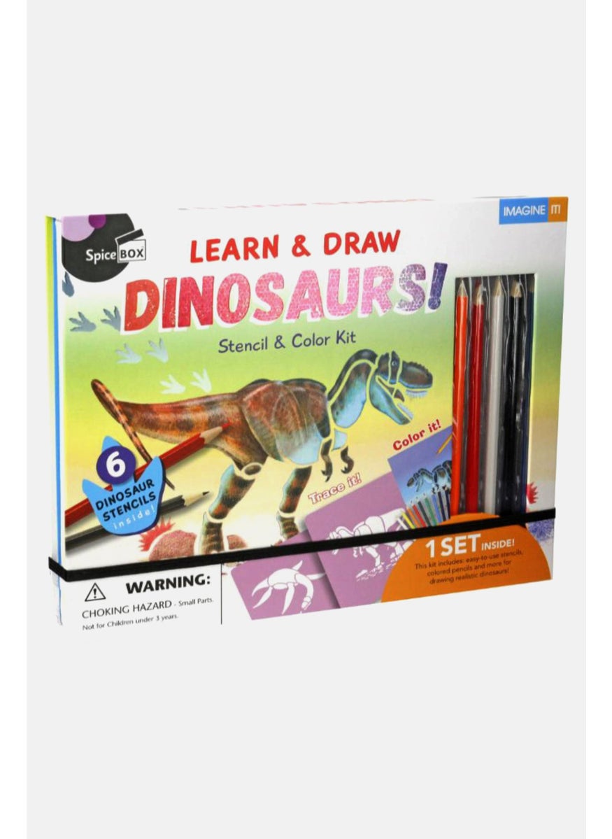 Imagine It Dinosaur Book  Stencil Set, Green Combo - pzsku/ZAD6BC925FCA7FF8192D1Z/45/_/1734963076/c12cbeac-50da-48bf-b875-534b53627ee9