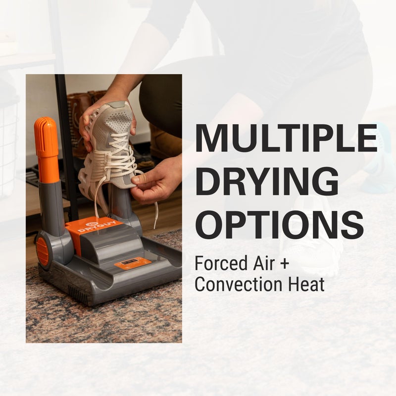 DryGuy Shoe, Boot, Garment & Gear Electric Dryer, Quick Drying for Ski, Work, Sports Equipment â€“ Energy Efficient, Odor Eliminating Design, Home or Garage Use,2 Port, Heat + Fan + Digital - Image 2
