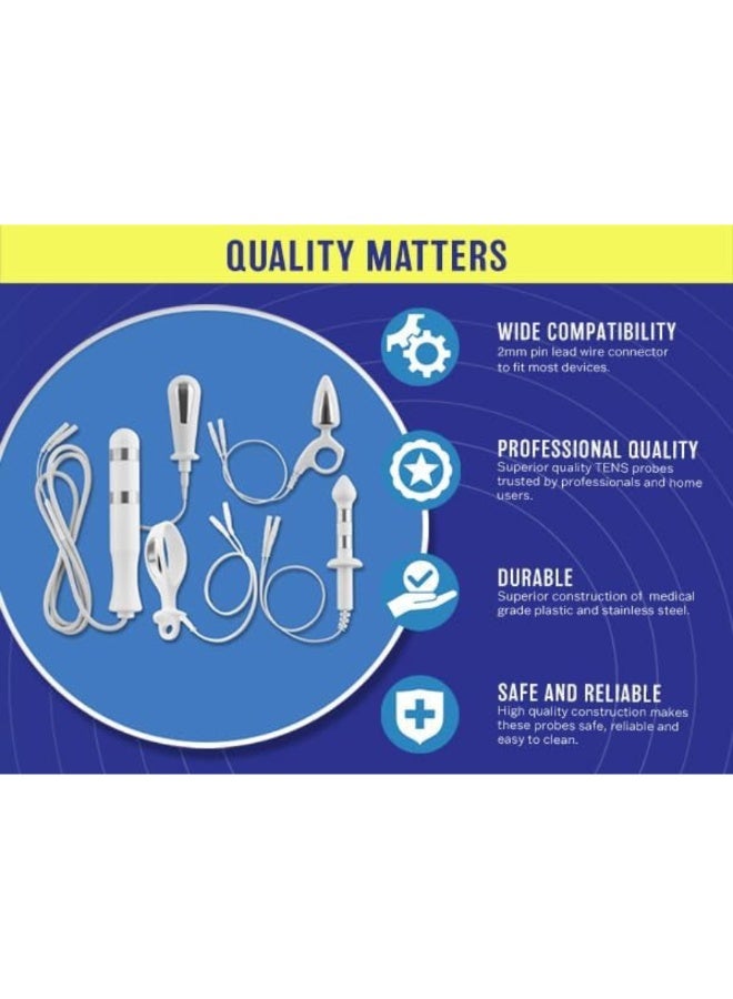 TensCare Liberty Fit Kegel Probe & Loop Adaptor Dual Anal/Vaginal TENS Electrode for Prolapse & Pelvic Floor Strengthening; - Image 4