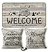 M-Qizi M-Qizi Welcome to Our Rolling Estate Decor Doormat 17Ã¢â‚¬ÂX30Ã¢â‚¬Â,Happy Campers Home is Where We Park Reversible - Image 2