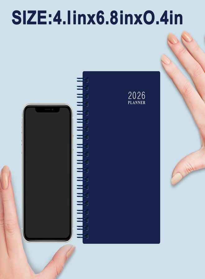 Lemome 2026 Pocket Calendar/Planner - 2026 Weekly & Monthly Pocket Planner for Purse, Jan. 2026 - Dec. 2026, 6.8" x 4.1", Strong Twin - Wire Binding, Plastic Cover - Image 3