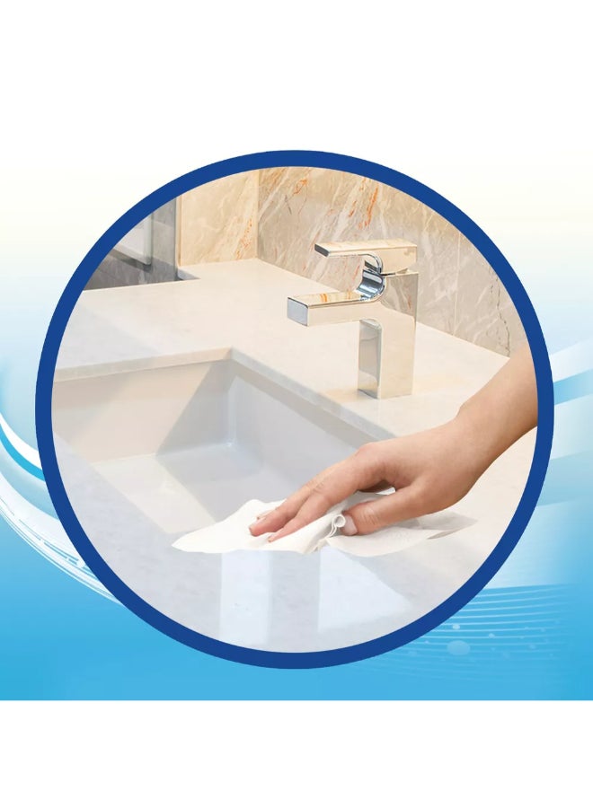 Lysol Crisp Linen Scented Disinfecting Wipes White 8 x 7 Inch 7561483 - Image 3