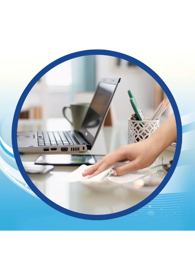 Lysol Crisp Linen Scented Disinfecting Wipes White 8 x 7 Inch 7561483 - Image 5