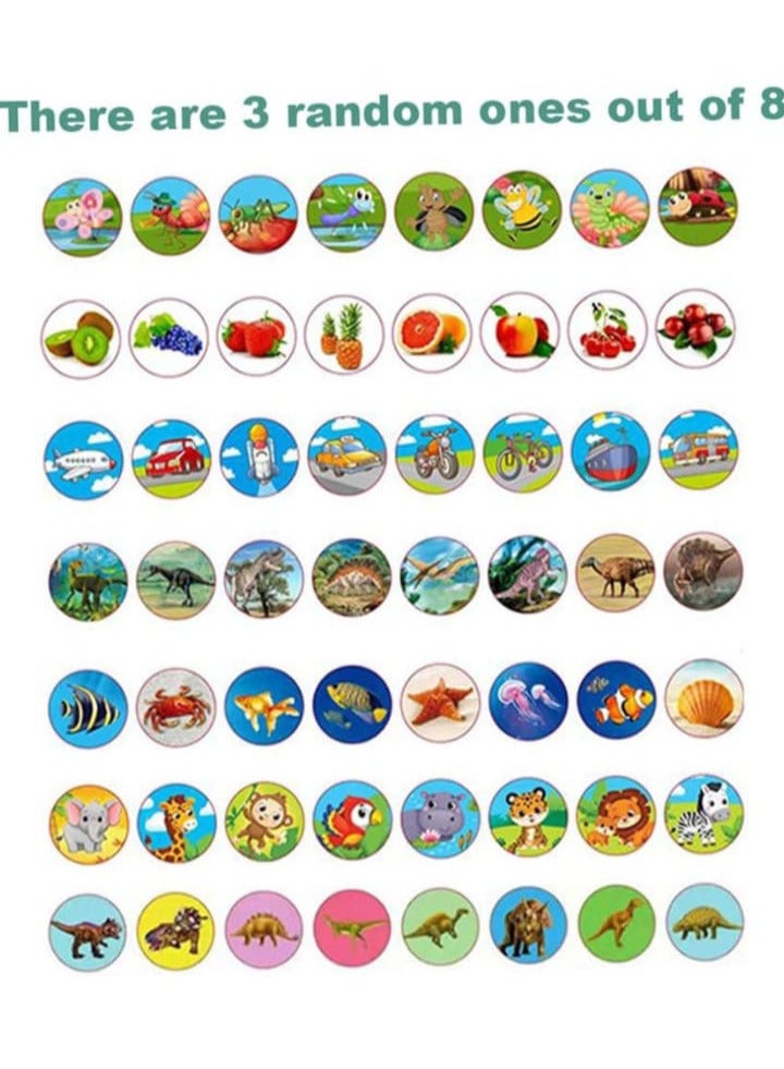 3 Sides 24 Patterns Flash Light Torch for Kids Projection Torch Story Education Learning Night Light Before Going to Bed (purple). - Image 5