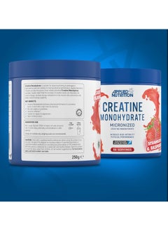 Applied Nutrition Creatine Monohydrate Micronized Powder 250g Strawberry & Raspberry  - Image 5