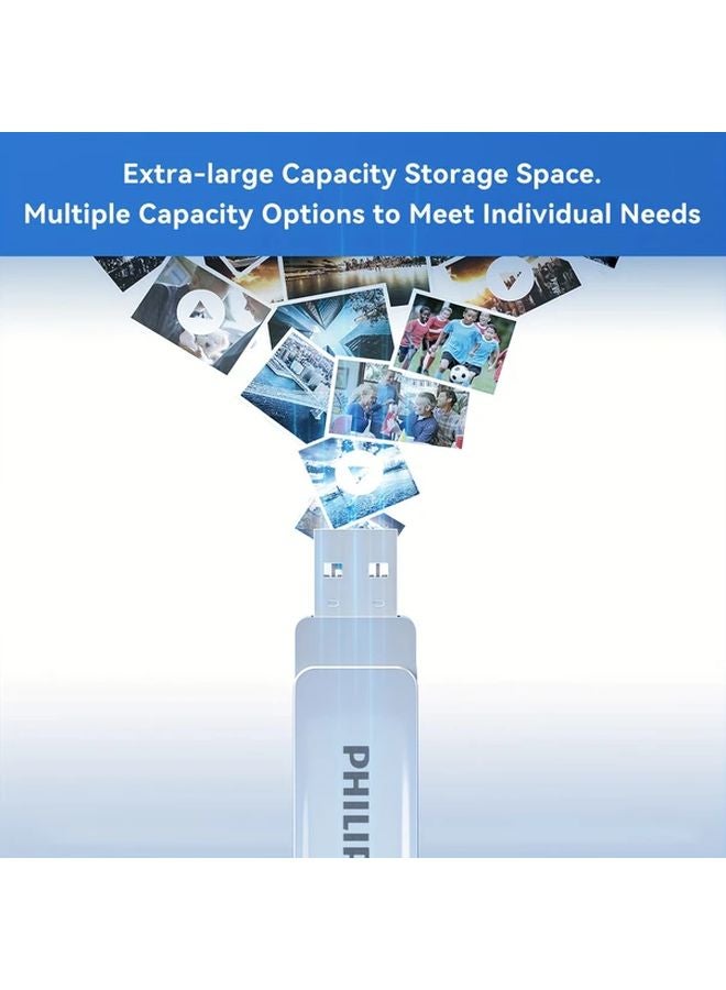 64GB Metal USB 3 2 Flash Drive 150MB s Read Speed 2 in 1 OTG Type C Thumb Drive - Image 4